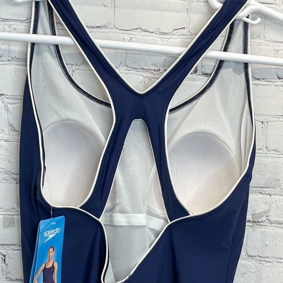 NWT Speedo Women’s Swim Suit - One Piece - Blue, XL - Picture 9 of 13